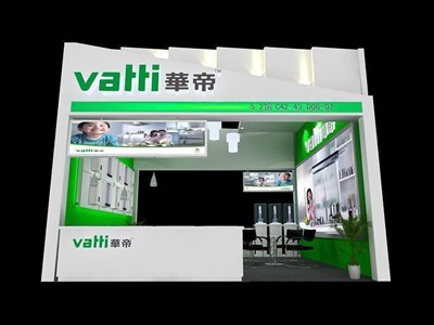 36平米展臺(tái)設(shè)計(jì)制作：二面開(kāi)口/現(xiàn)代/木質(zhì)結(jié)構(gòu)/白色，為家電展展商而作（免費(fèi)使用）